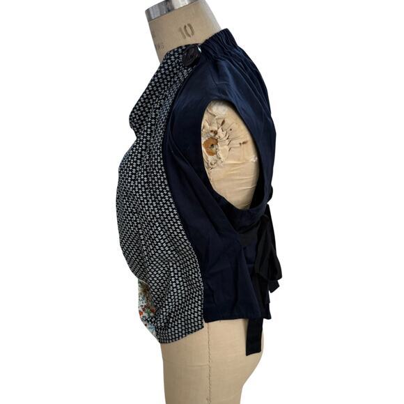 JT Argentina Top Size XS Asymmetrical Lagenlook 100% Cotton Jessica Trosman - Picture 5 of 8